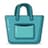 Shopping Bag With Outside Pocket