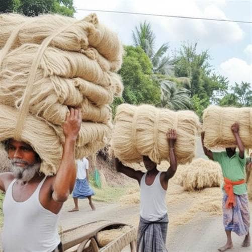 Transporting Jute Fibre
